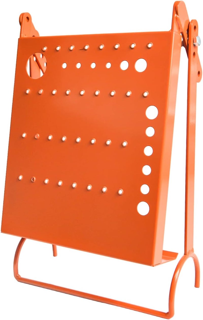 MY RUSTIC Ladder Platform Accessory, Ladder Work Platform System,Anti-Slip Extension Ladder Tool, Heavy Duty Ladder Work Stand System Accessories Holds 400 Pound (Orange) (Orange) - Image 1
